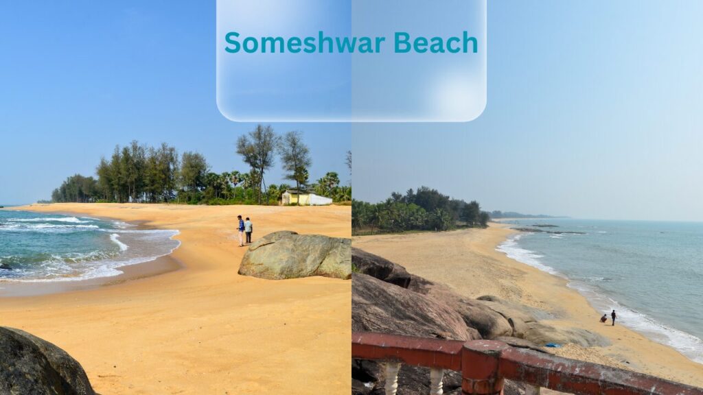 Someshwar Beach in a mangalore 